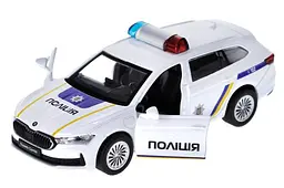 Іграшкова поліцейська машина легкова Skoda Superb Combi iV TechnoDrive 250947 - мініатюра 6