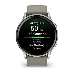 Смарт-годинник Garmin Venu 4 45mm Silver Bezel with Silver Gray Silicone Band (010-03014-01) - мініатюра 7