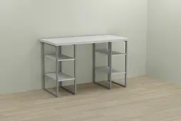 Комп'ютерний стіл Ferrum-decor Карен 75x120x60 сірий ДСП Білий 32мм (FRD-102423)