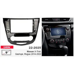 Перехідна рамка Nissan X-Trail, Qashqai, Rogue Carav 22-2025 - мініатюра 6