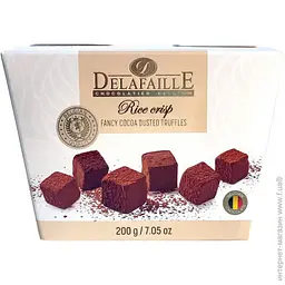 Цукерки трюфель Delafaille Rice Crisp 200г.