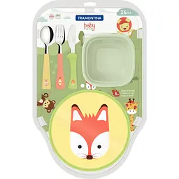 Набір дитячого посуду Tramontina Baby Friends, 5 предметів (6710900) - мініатюра 2