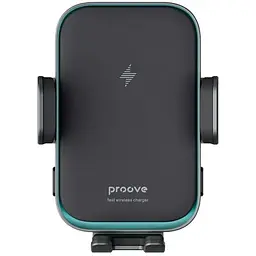 Автомобільний тримач із бездротовою зарядкою Proove Triple Clamp Pro 15W сірий - мініатюра 4