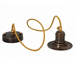 Підвіс латунний Small hat, PikArt арт. 954 Зелений - мініатюра 2