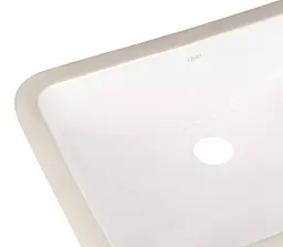 Комплект Qtap Stork: Раковина врізна овальна 570x390x210 мм White + Донний клапан PU02O (QT15116032WN47293) - мініатюра 5