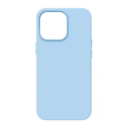 Силиконовый чехол для Apple iPhone 14 Pro, ICON2 Case, голубой, противоударный, панель, защита всего корпуса, матовая поверхность Soft Touch, выступает над дисплеем, совместим с защитными стеклами и пленками, с микрофиброй, ArmorStandart (ARM68464)