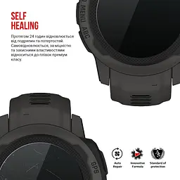Гідрогелева плівка на годинники Garmin Instinct ArmorStandart захисна плівка для смарт годинників прозора (ARM67104) - мініатюра 3