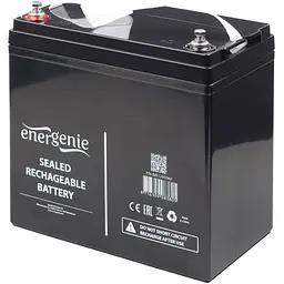 Акумулятор EnerGenie AGM 12V/55Ah/660Wh [BAT-12V55AH] [125694] - мініатюра 1