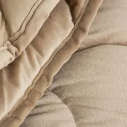 Ковдра євро ТЕП VELOUR Золотий беж 1-04872_34482 200х210 см бежевий - мініатюра 5