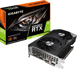 Відеокарта GeForce RTX 3060 Ti 8GB Gigabyte WindForce OC (GV-N306TWF2OC-8GD) Б/В