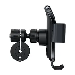 Тримач на кермо велосипеда Baseus Smart Solar Power Wireless Cycling Electric Holder SUZG010001 Black - мініатюра 3
