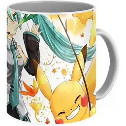 Кухоль GeekLand Вокалоїди Vocaloid Хацуне Міку Hatsune Miku pokemon VC 02.07 330 мл різнобарвний - мініатюра 2