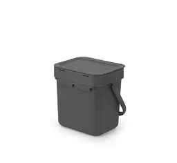 Відро для сміття Brabantia Sort&Go, темно-сірий, 3 л (209888) - мініатюра 3