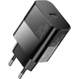 Зарядний пристрій Essager USB-C PD30W + cable USB-C to USB-C 60W black (E30JSB1-SYTT1-T) - мініатюра 2