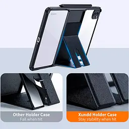 Чохол Xundd для Xiaomi Pad 6/6 Pro 11'' TPU з посиленими кутами та підставкою Black (64856) [91343] - мініатюра 4