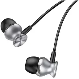 Навушники Hoco Fountain metal універсальні earphones with microphone M106 чорні - мініатюра 6