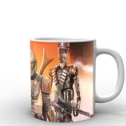 Кухоль GeekLand Зіркові війни Мандалорець арт до серіалу Star Wars The Mandalorian TM.04.08 330 мл білий - мініатюра 2