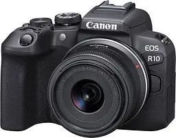 Бездзеркальний фотоапарат Canon EOS R10 Kit RF-S 18-45mm f4.5-6.3 IS STM (5331C047) UA [87318] - мініатюра 2