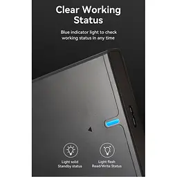 Кишеня зовнішня Vention 2.5" HDD/SSD USB 3.0 Micro-B Black (KPAB0) - мініатюра 10