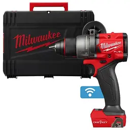 Дриль-шуруповерт акумуляторний безщітковий MILWAUKEE, M18 ONEDD3-0X, 158Нм (каркас, HDкейс)