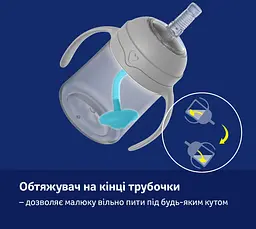 Кружка-непроливайка Lovi Моя перший кружка з трубочкою та обтяжувачем Harmony 150 мл (35/367) - мініатюра 4