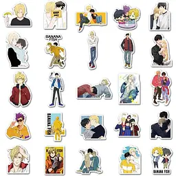 Стікерпак GeekLand Banana Fish 50 штук - мініатюра 2