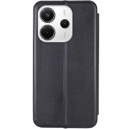 Шкіряний чохол-книжка Classy для Xiaomi Redmi Note 14 4G (Int. version) Чорний - мініатюра 2