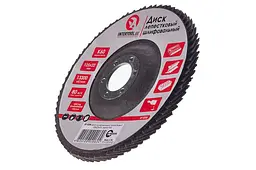 Диск шліфувальний пелюстковий Intertool 125 мм Р60 BT-0206 - мініатюра 3