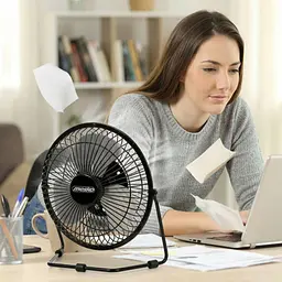 Вентилятор Mesko MS 7322 настільний/ USB/ 4,5Вт/ D=15см/ чорний (MS7322) - мініатюра 5