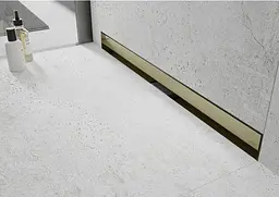 Трап для душу Mexen Flat 70 Wall gold 2в1 настінний MEX-1530070 - мініатюра 2