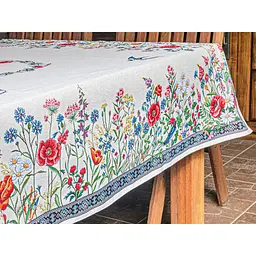 Скатертина Lefard Home Textile Chamomille гобеленова 320х140 см (732-174) - мініатюра 2