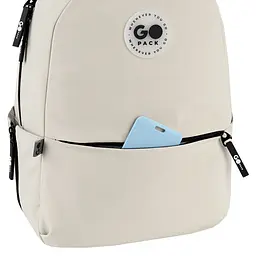 Рюкзак GoPack Education Teens 188M-1 бежевий Бежевий (GO26-188M-1) - мініатюра 9