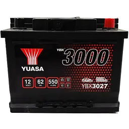 Акумулятор автомобільний Yuasa 12V 62Ah SMF акумулятор (YBX3027) - мініатюра 7