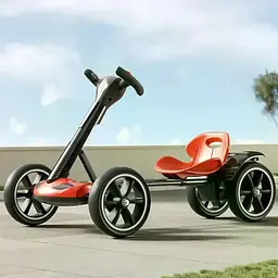 Дитячий електромобіль GO KART F1 з пультом і Bluetooth 390 Вт червоний - мініатюра 3
