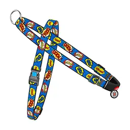 Шлея для собак WAUDOG Nylon з QR-паспортом "ВАУ" L (5412)