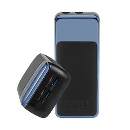 Універсальна мобільна батарея 30000 mAh, Rivapower VA1080, Black/Blue, 65 Вт RivaCase teh0027628 - мініатюра 7
