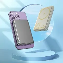 Портативна батарея Power Bank Hoco Q26A Joy PD20W Magnetic 10000mAh Gold - мініатюра 4