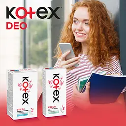 Щоденні прокладки Kotex Deo Normal 112 шт. (2 уп. х 56 шт.) - мініатюра 7