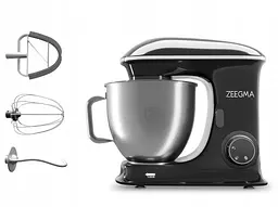 Тістоміс міксер планетарний Zeegma PLANEET CHEF BLACK 2200 Вт - мініатюра 6