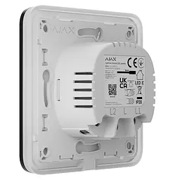 Розумний димерний вимикач світла Ajax LightSwitch (Dimmer) Black (26-00551) - мініатюра 4