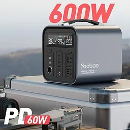 Портативна зарядна електростанція Yoobao EN600S 600Wh - мініатюра 5