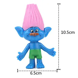 Іграшки Тролі (Trolls), 8 штук - мініатюра 6
