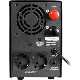 ДБЖ Powercom NF-800AP LCD ІНВЕРТОР 800VA/480W 2 х EURO (Schuko), AVR, USB - мініатюра 4