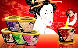 Масажна свічка Shunga Massage Candle – Exotic Fruits (170 мл) Shunga SH045025; SO2512 93339 - мініатюра 5