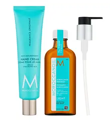 Набір Moroccanoil Treatment Light Oil масло для світлолого та тонкого волосся 100 мл + крем для рук у подарунок! - мініатюра 2