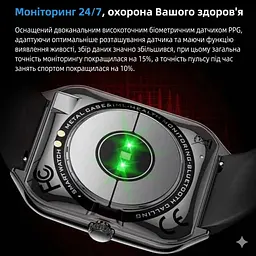Смарт-годинник Lemfo FitCloudPro MT61 AMOLED Silver (FCP000MT61S) - мініатюра 7