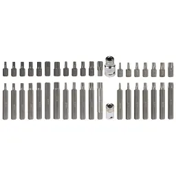 Набір біт HEX TORX Spline 10мм 40шт S2 (метал кейс) ULTRA (4017092) - мініатюра 2