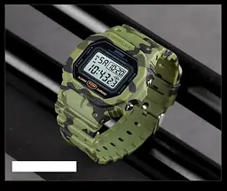 Чоловічий наручний електронний годинник Skmei 1628 Камуфляж - мініатюра 6