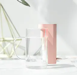 Портативний зволожувач Xiaomi Sothing Geometry 260 ml Pink DSHJ-H-002 - мініатюра 3