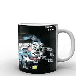 Кухоль GeekLand Five Nights At Freddys П'ять ночей з Фредді постер FN.02.027 330 мл білий - мініатюра 3